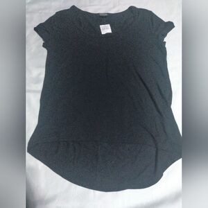 NWOT PTP 20" Black Hi Low Women's Top